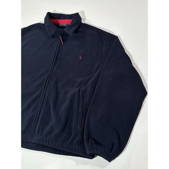Vintage Polo Ralph Lauren Golf Fleece Jacket Men’s XL Blue Full Zip Loop 90s USA - Picture 3 of 8